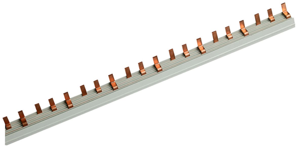 MERSEN - Busbar Pin 3-pole 1045mm 35mm² cross section with insulation Pitch 27mm