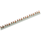 MERSEN - Busbar Pin 3-pole 1045mm 35mm² cross section with insulation Pitch 27mm