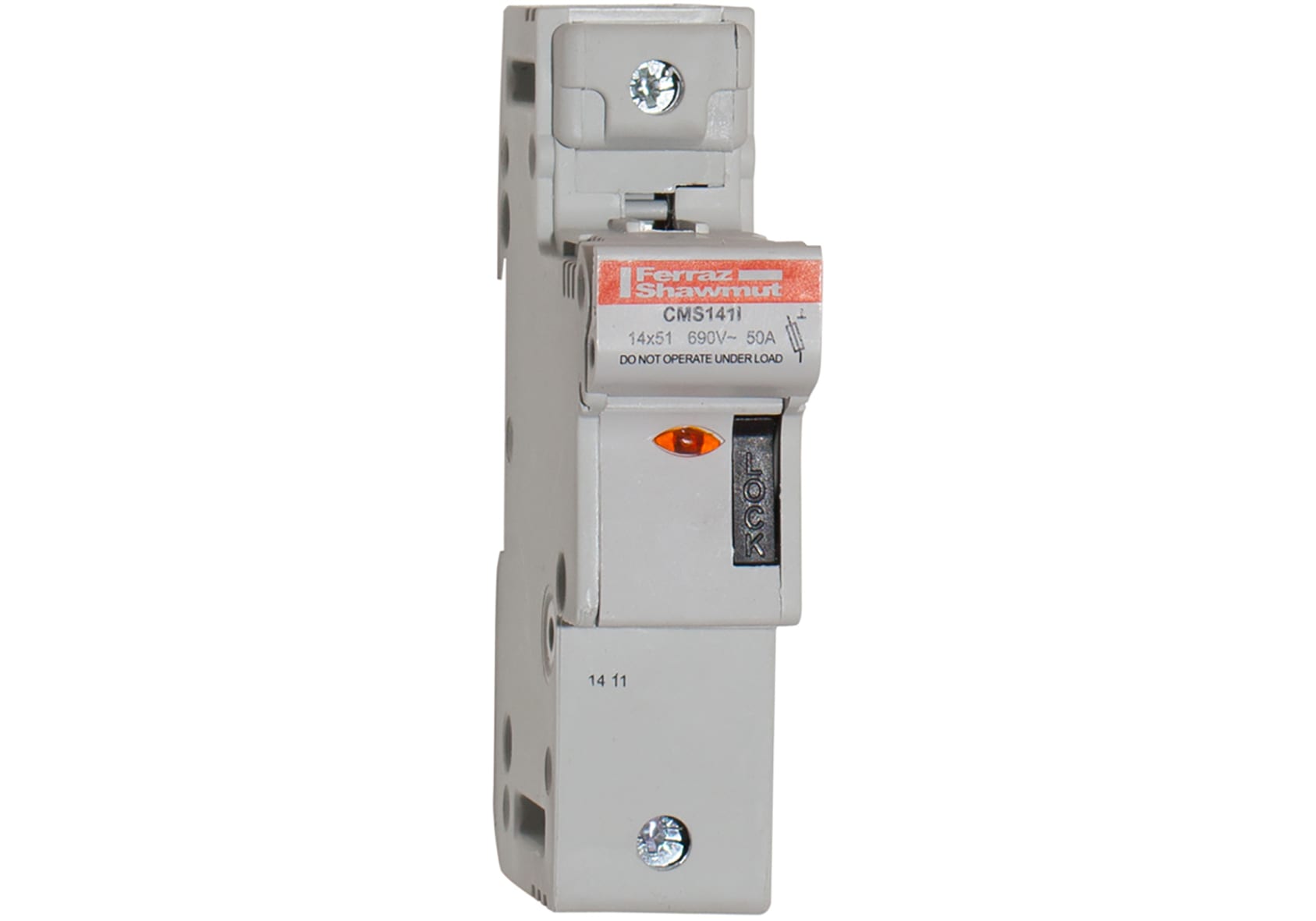 MERSEN - Portafusibili 14x51 CEI 690VAC 690VDC 1 polo Indicatore visivo IP20
