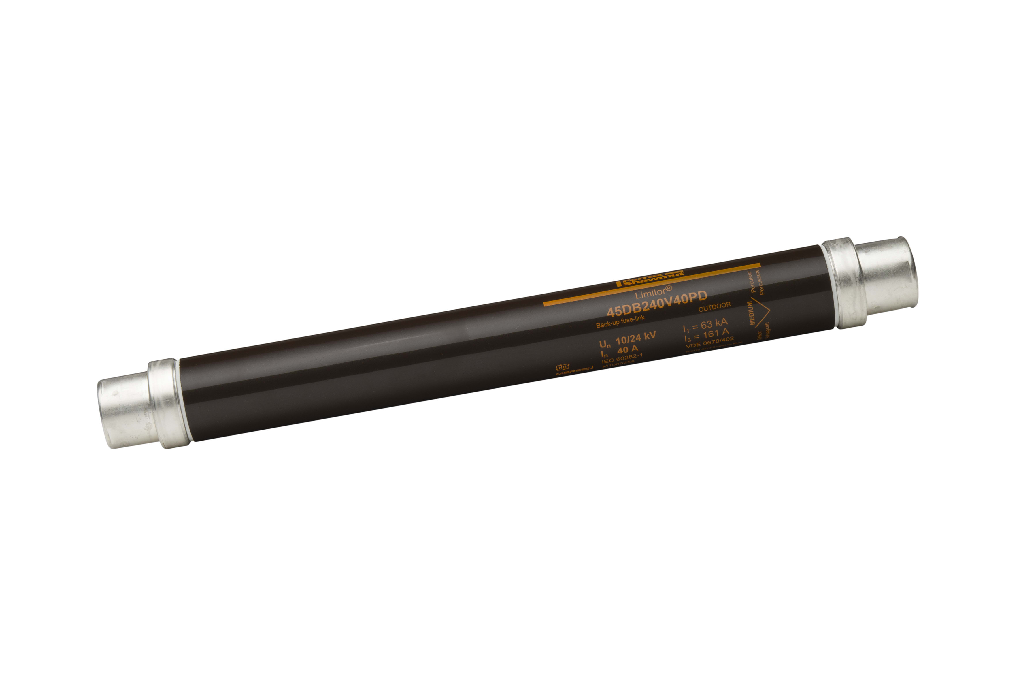 MERSEN - Fusibile di backup HV DIN VDE T402 24kVAC 40A d56mm, L442mm Percussore 80N