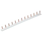 MERSEN - Busbar Pin 1-pole 1000mm 16mm² cross section with insulation Pitch 27mm