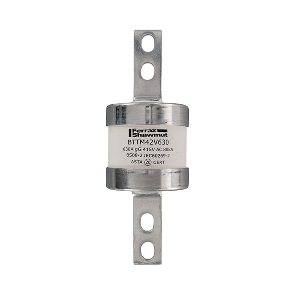 MERSEN - Fusibile BS IEC gG C2 415VAC 240VDC 630A BTTM Targhetta imbullonata centrale