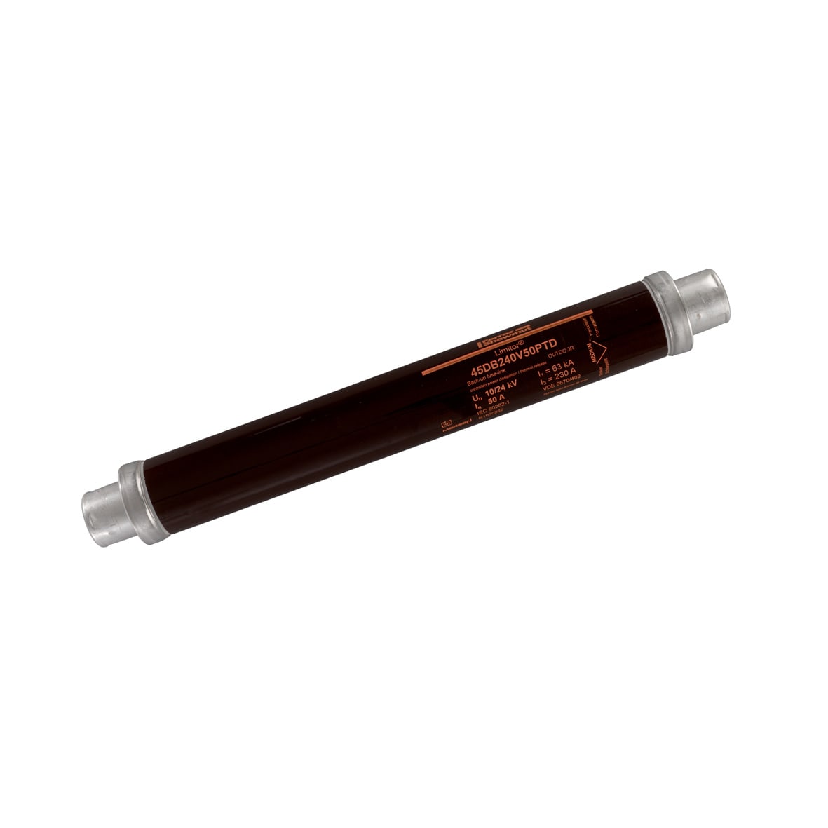 MERSEN - Fusibile di backup HV DIN VDE T402 24kVAC 50A d65,L442mm Percussore Termico 80N