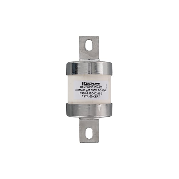 MERSEN - Fusibile BS IEC gM B4 690VAC 460VDC 315M400A BTMF Targhetta imbullonata centrale