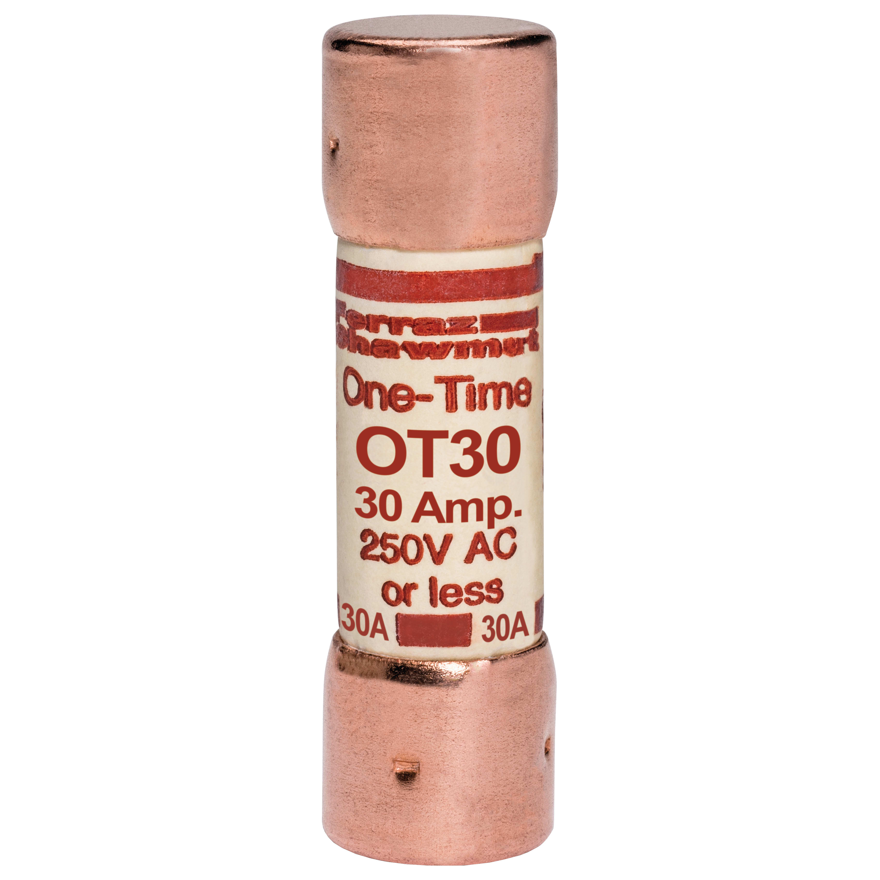 MERSEN - Fusibile OT - Classe K5 - Ad azione rapida 250VAC 250VDC 30A Cilindrico