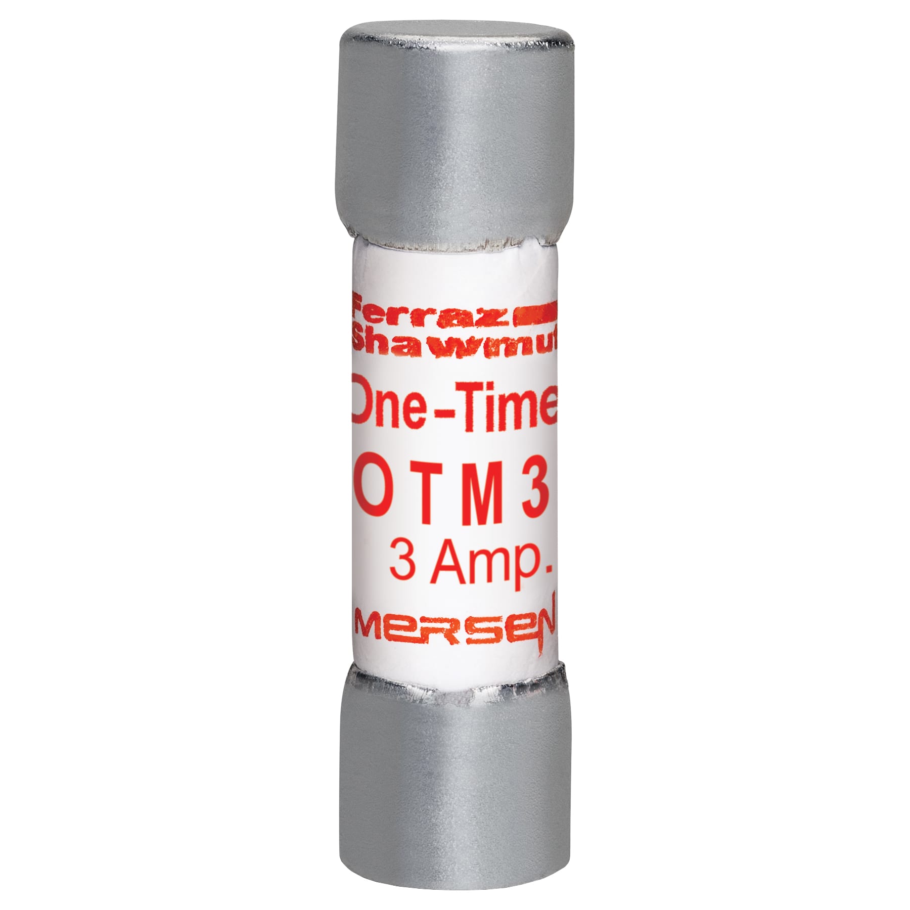 MERSEN - Fusibile OTM - Midget - Ad azione rapida 250VAC 3A Cilindrico