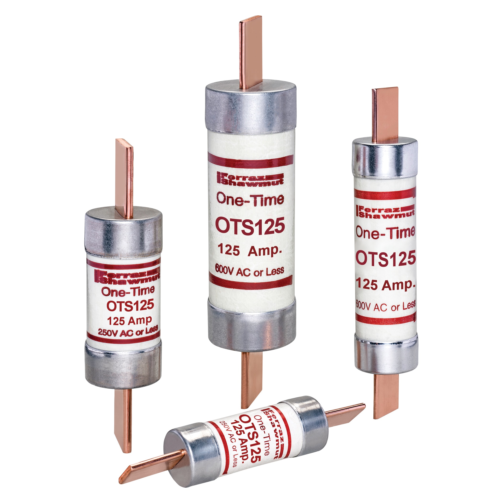 MERSEN - Fusibile OTS - Classe K5 - Ad azione rapida 600VAC 300VDC 125A Coltello