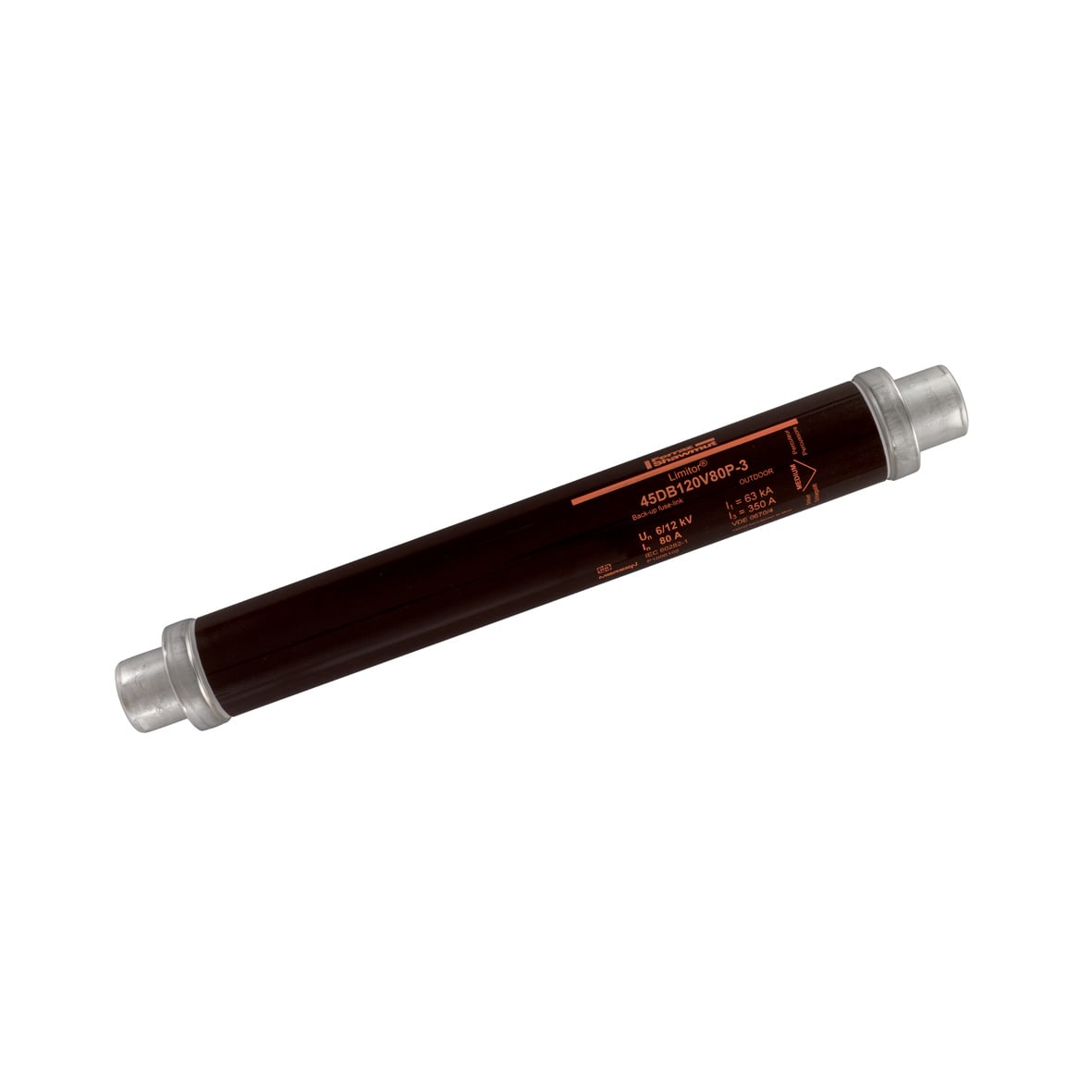 MERSEN - Fusibile di backup HV DIN VDE T4 12kVAC 80A d88,L442mm Percussore Standard 80N