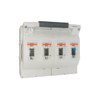 MERSEN - Sezionatore sottocarico NH t.3 630A 4 poli Pannello/Collegamento dal basso M12
