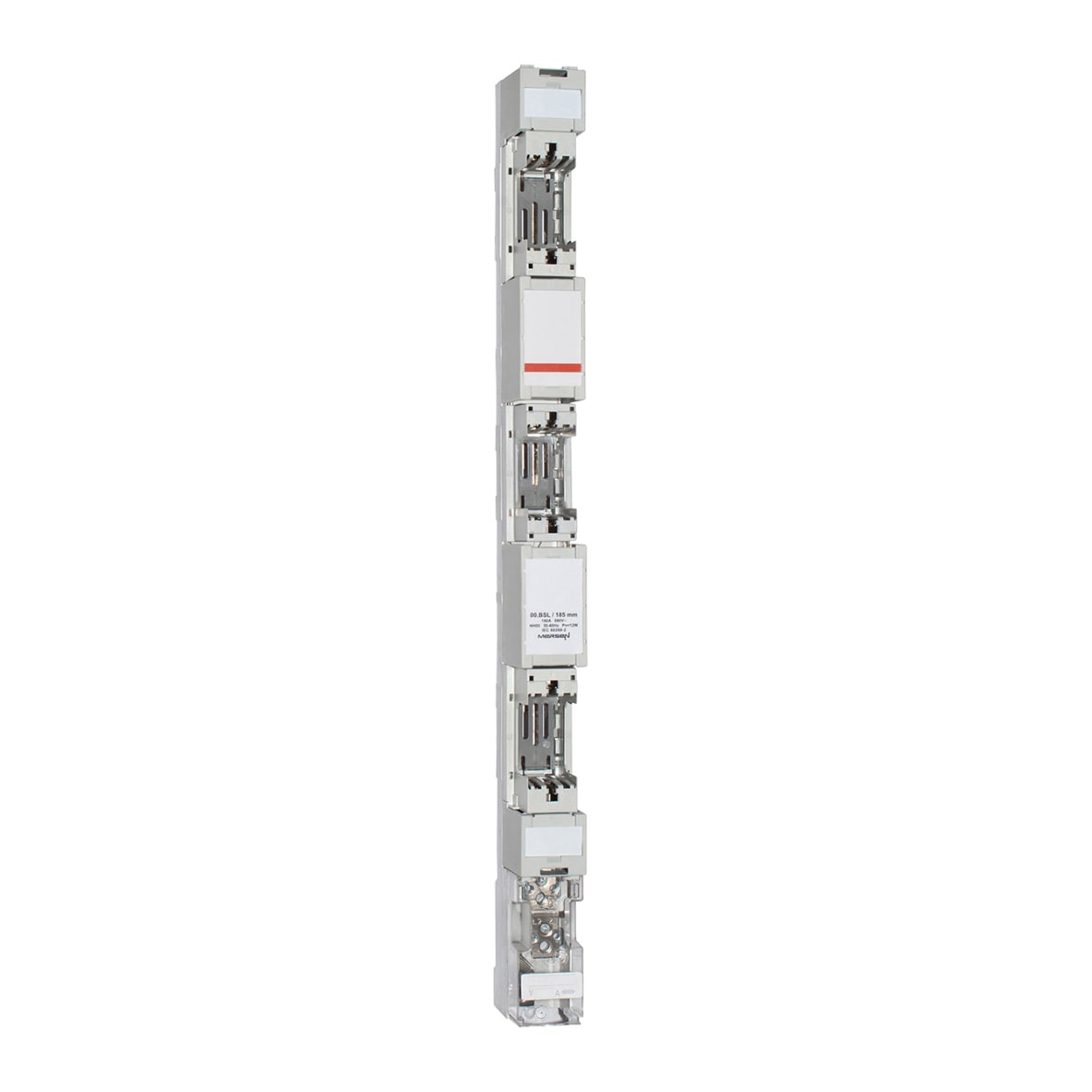 MERSEN - NH-vert. portafusibili BSL NH00 690VAC 160A Bus Bar 185 mm Morsetto a cinghia