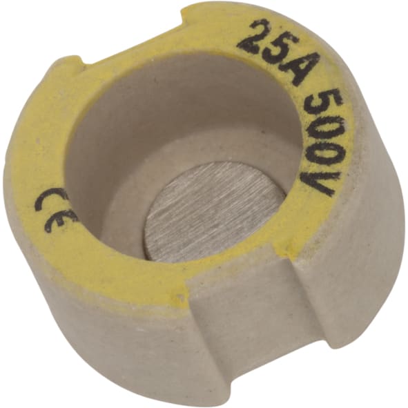 MERSEN - D Screw Gauge pieces size DII 25A Yellow