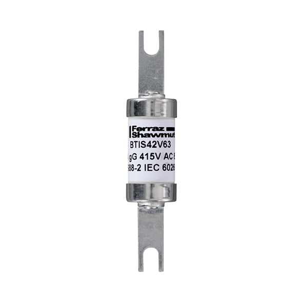 MERSEN - Fusibile BS IEC gG A3 415VAC 240VDC 63A BTIS Lame sfalsate