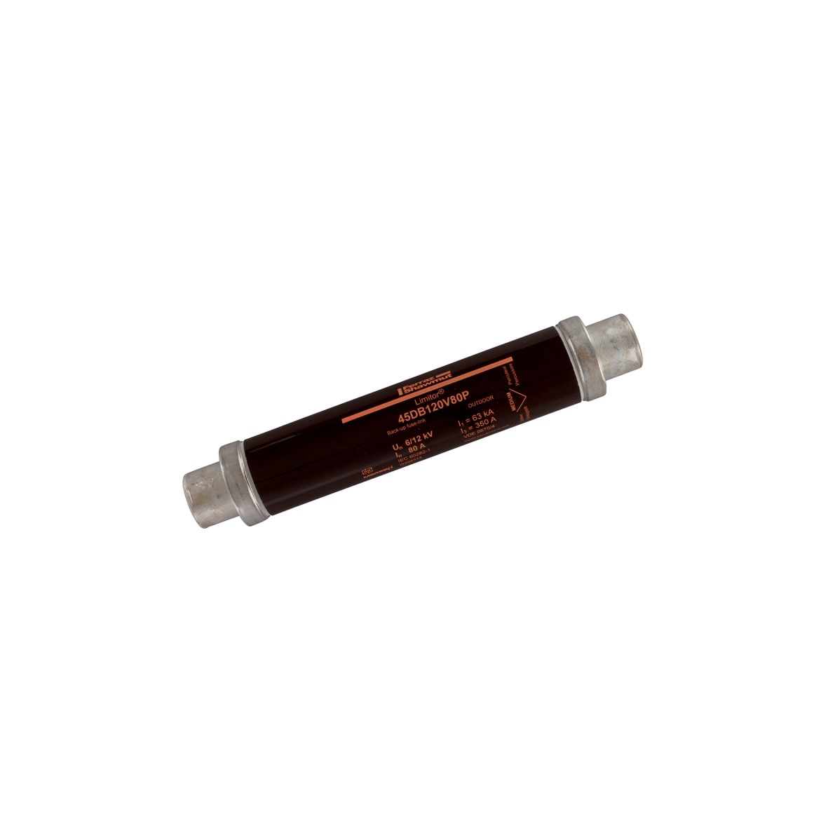MERSEN - Fusibile di backup HV DIN VDE T4 12kVAC 80A d65,L292mm Percussore Standard 80N