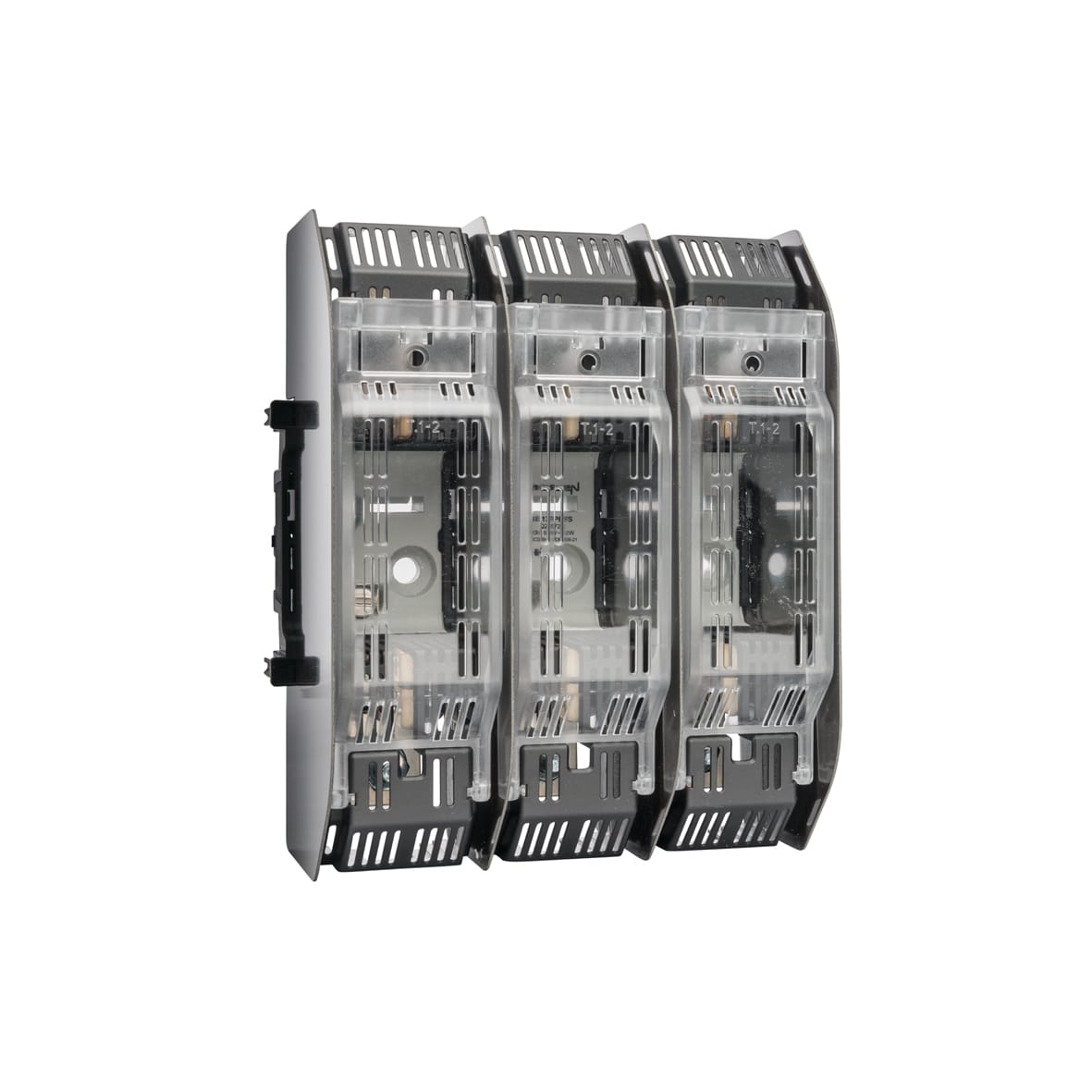 MERSEN - Base in plastica NH1 1250VAC 250A 3p Guida DIN Protezione da contatto indiretto