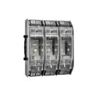 MERSEN - Base in plastica NH1 1250VAC 250A 3p Guida DIN Protezione da contatto indiretto