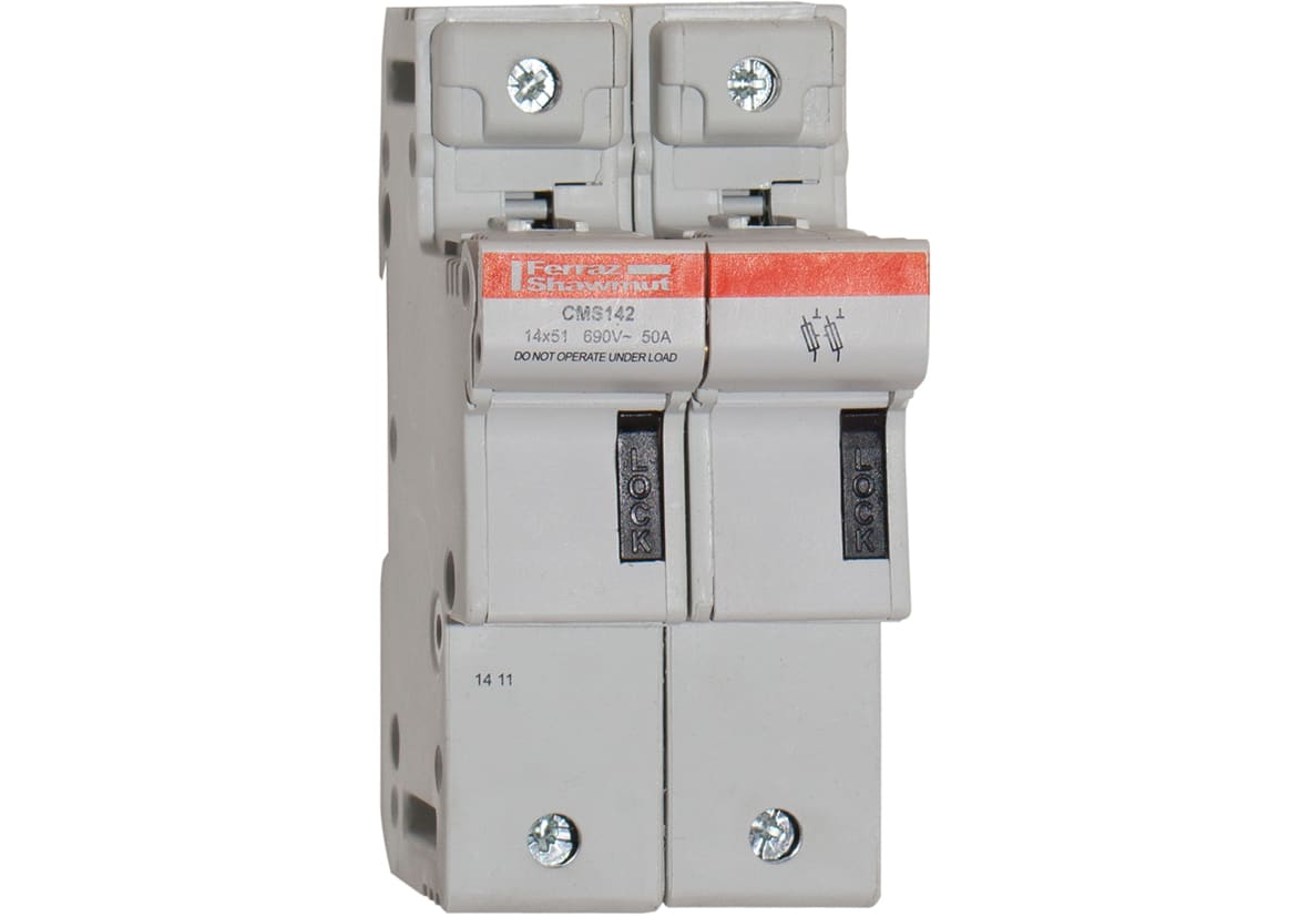 MERSEN - Portafusibili 14x51 CEI 690VAC 690VDC 2 poli IP20
