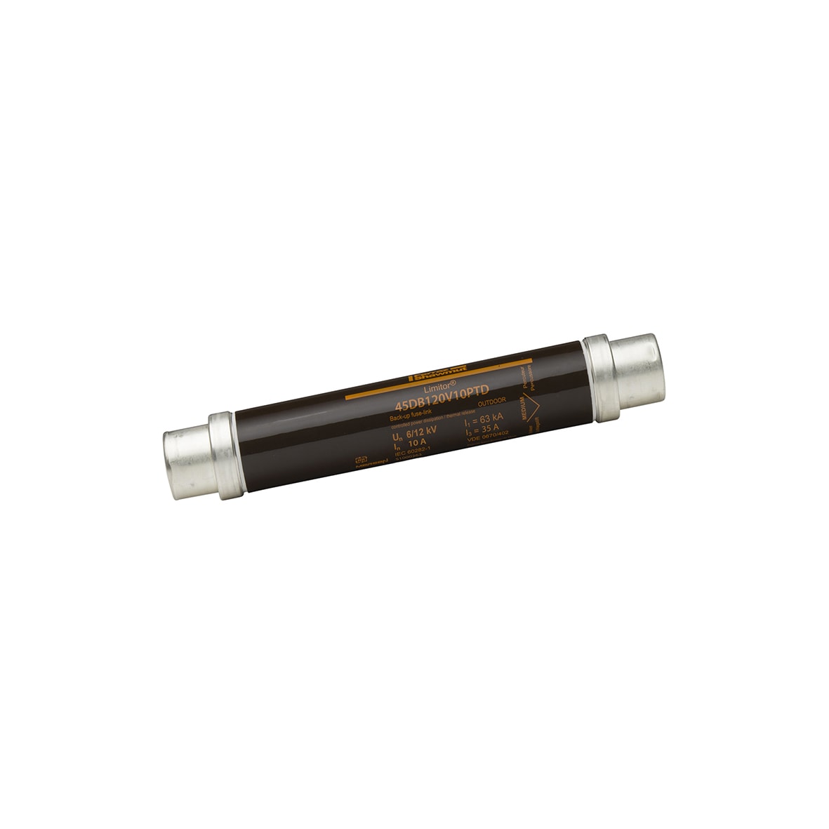 MERSEN - Fusibile di backup HV DIN VDE T402 12kVAC 10A d56,L292mm Percussore Termico 80N