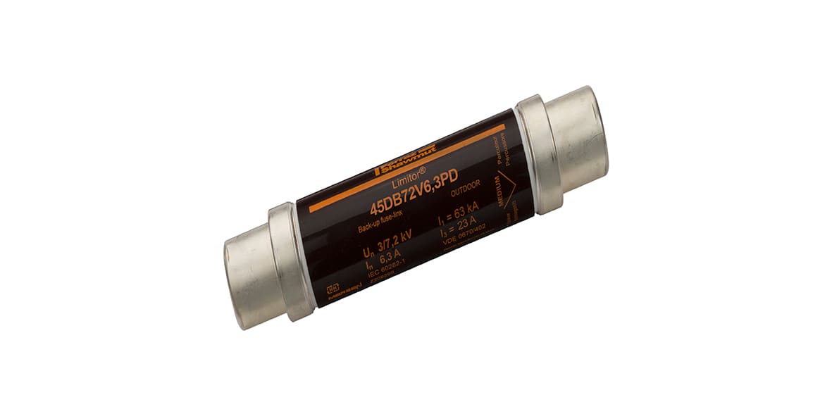 MERSEN - Fusibile di backup HV DIN VDE T402 7.2kVAC 6.3A d56mm, L367mm Percussore 80N