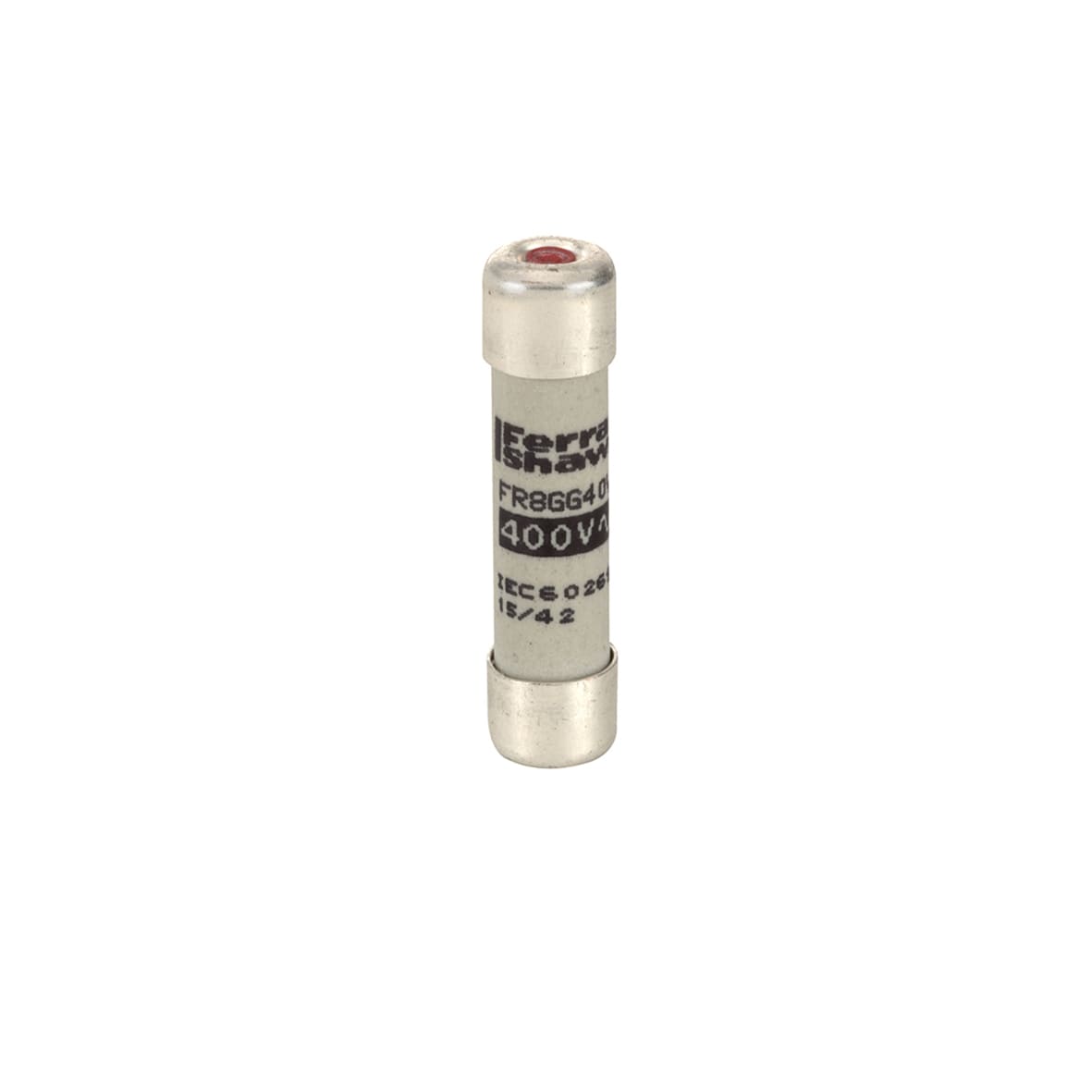 MERSEN - Fusibile cilindrico gG 8x32 CEI 400VAC 25A Con Indicatore visivo