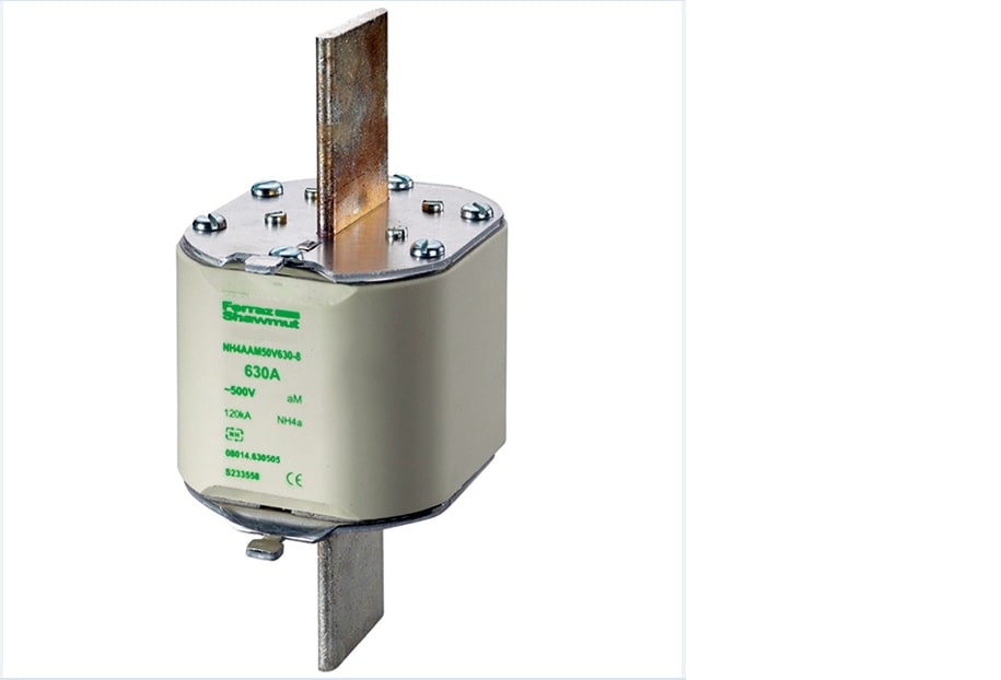 MERSEN - Fusibile NH4a aM 500VAC 630A Placche Attive Indicatore Superiore