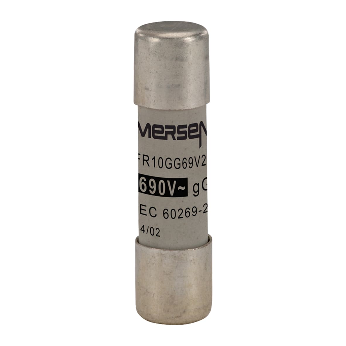 MERSEN - Fusibile cilindrico gG 10x38 CEI 690VAC 2A