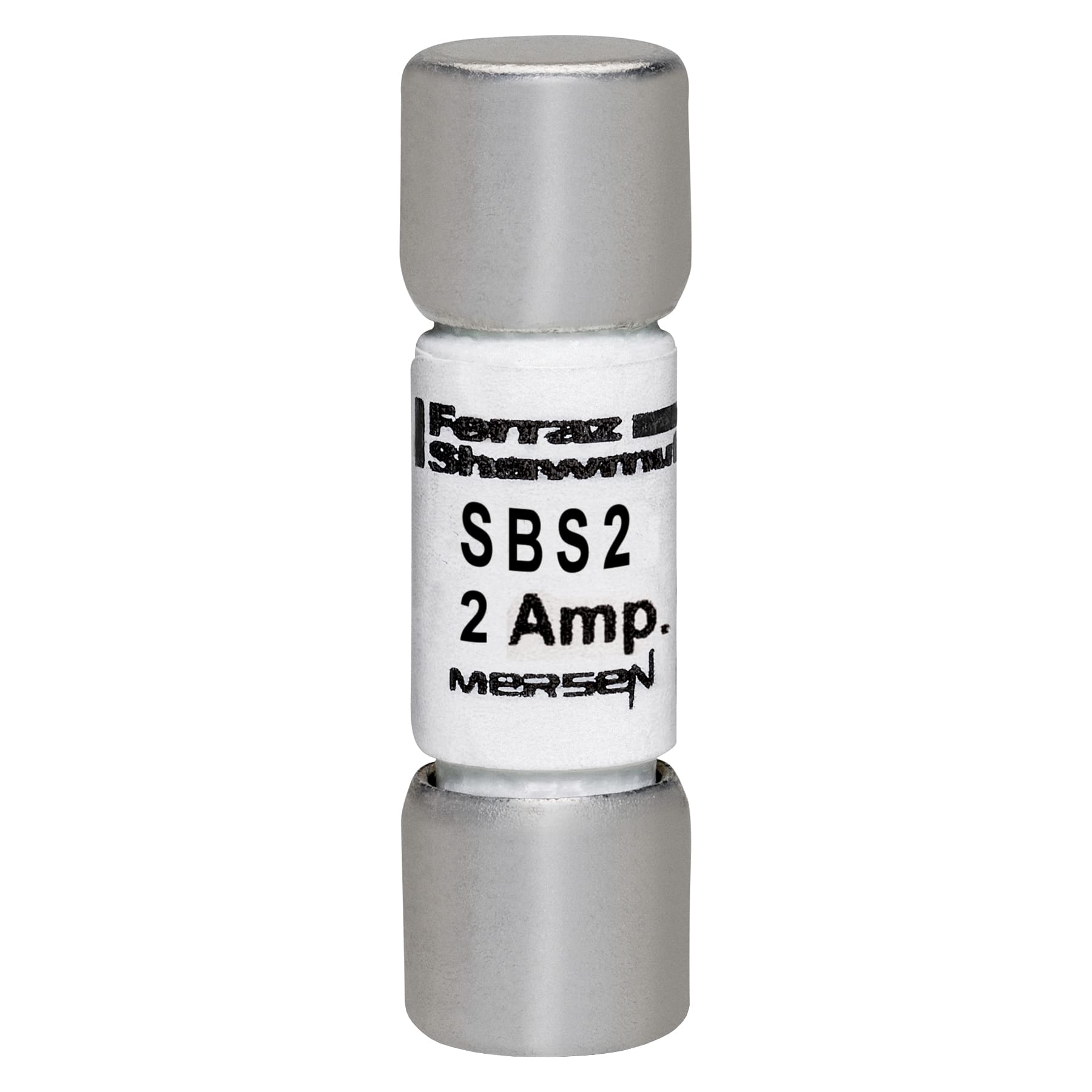 MERSEN - Fusibile SBS - Midget - Ad azione rapida 600VAC 2A Cilindrico
