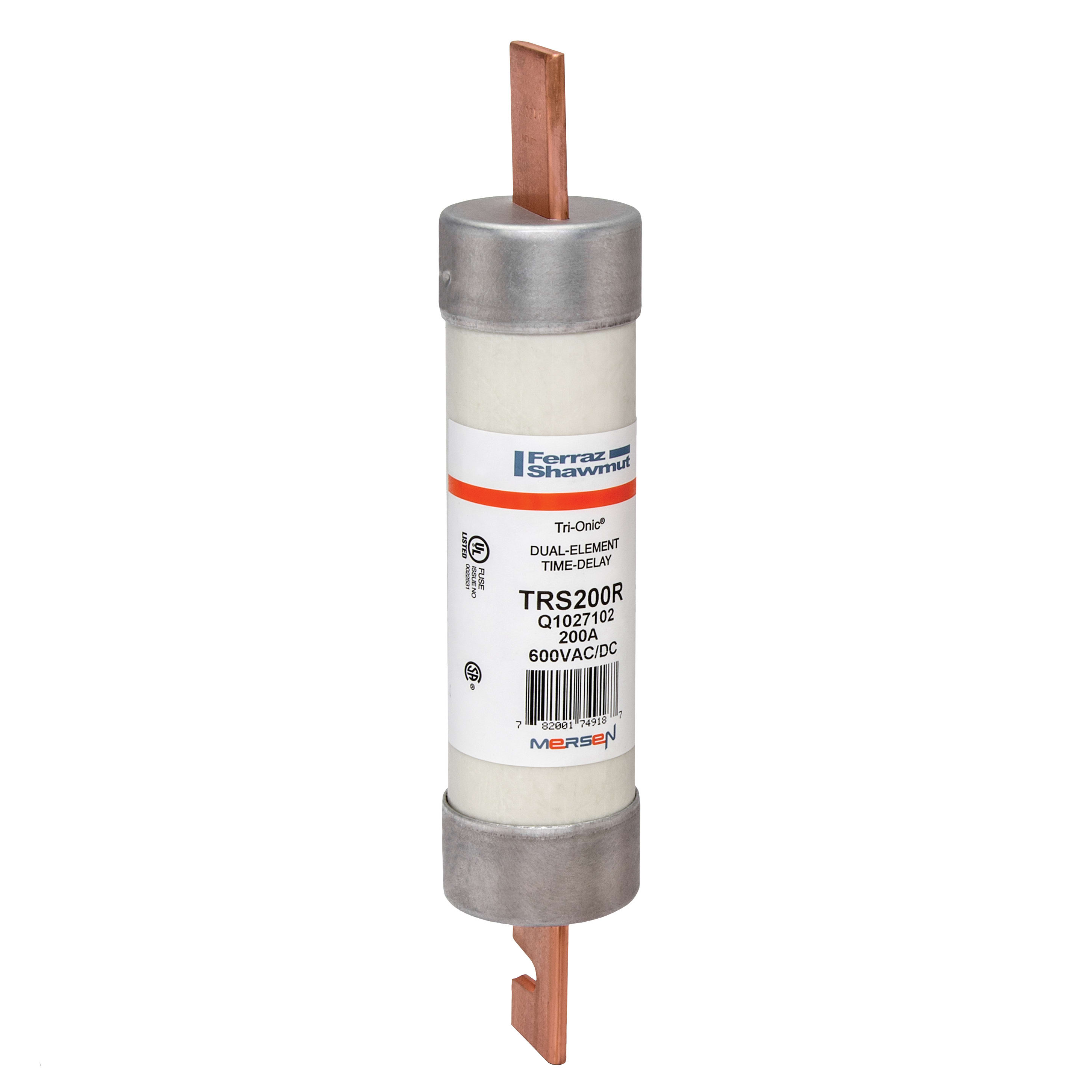 MERSEN - Fusibile TRS-R - Classe RK5 - Ritardati 600VAC 600VDC 200A Coltello