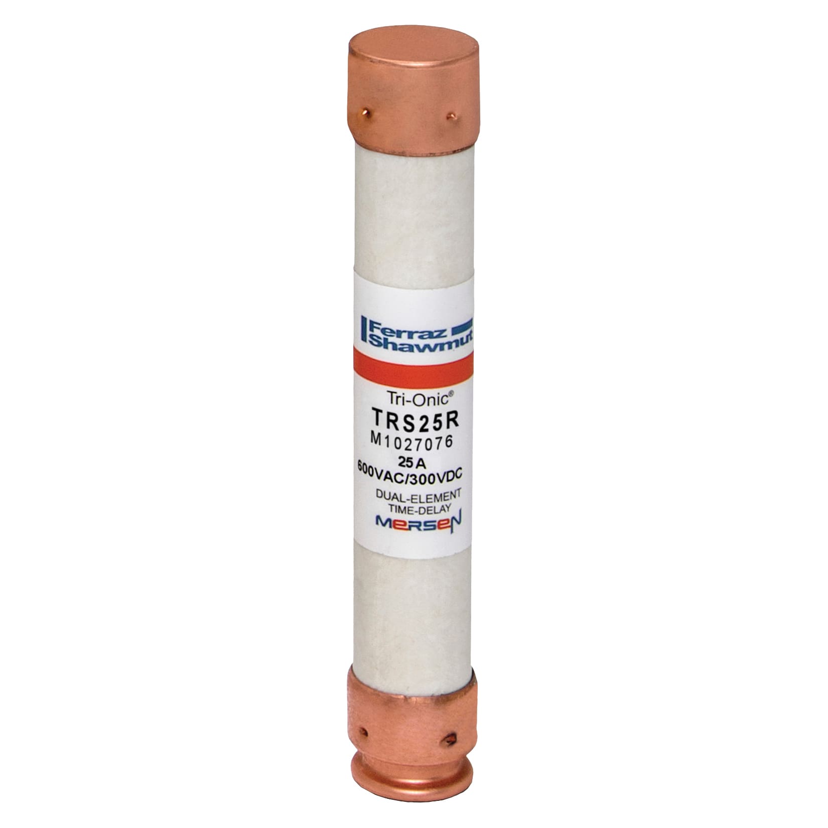 MERSEN - Fusibile TRS-R - Classe RK5 - Ritardati 600VAC 300VDC 25A Cilindrico