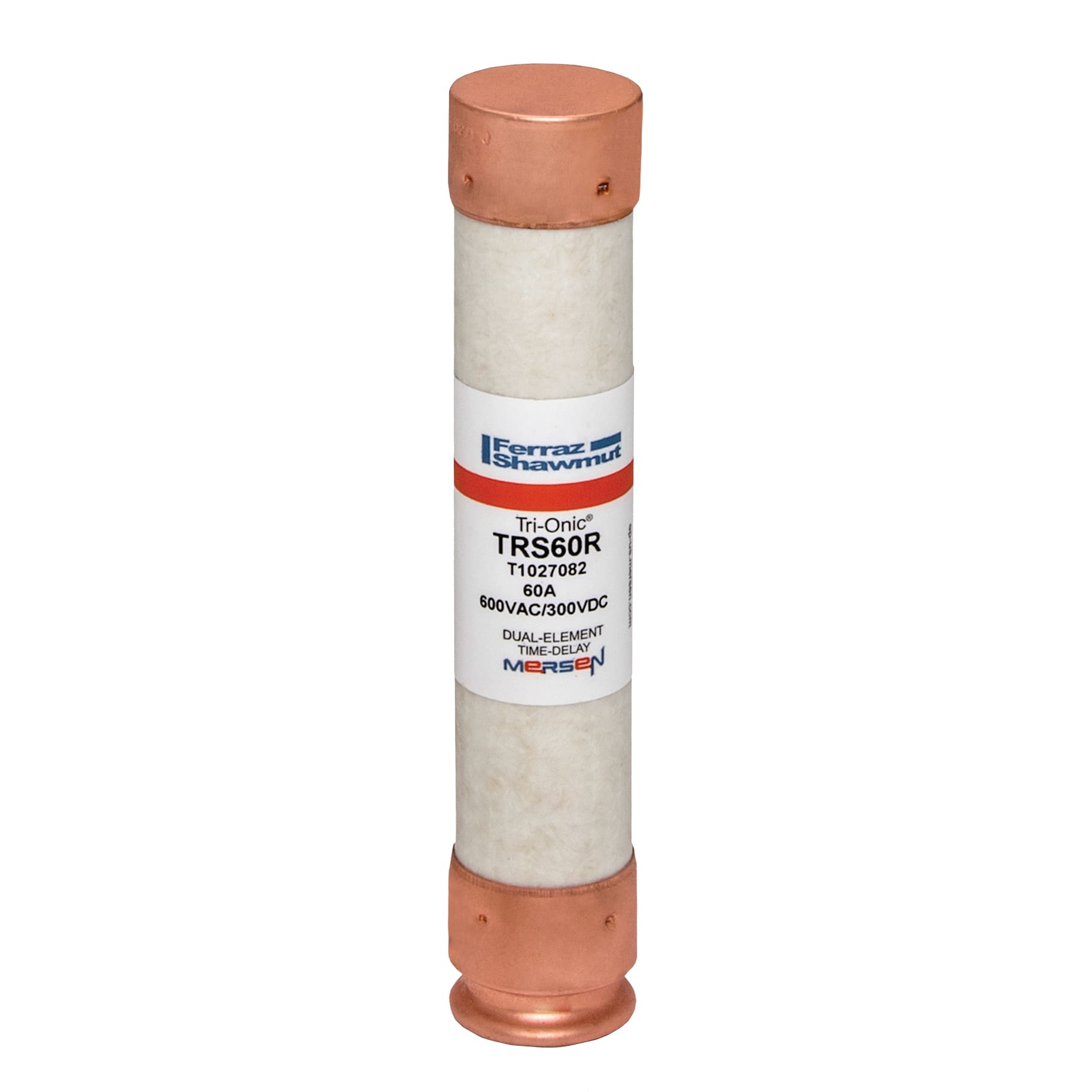 MERSEN - Fusibile TRS-R - Classe RK5 - Ritardati 600VAC 300VDC 60A Cilindrico
