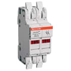 MERSEN - Portafusibili 600VAC 600VDC Classe CC 30A 2 poli Classe CC LED Morsetto a gabbia