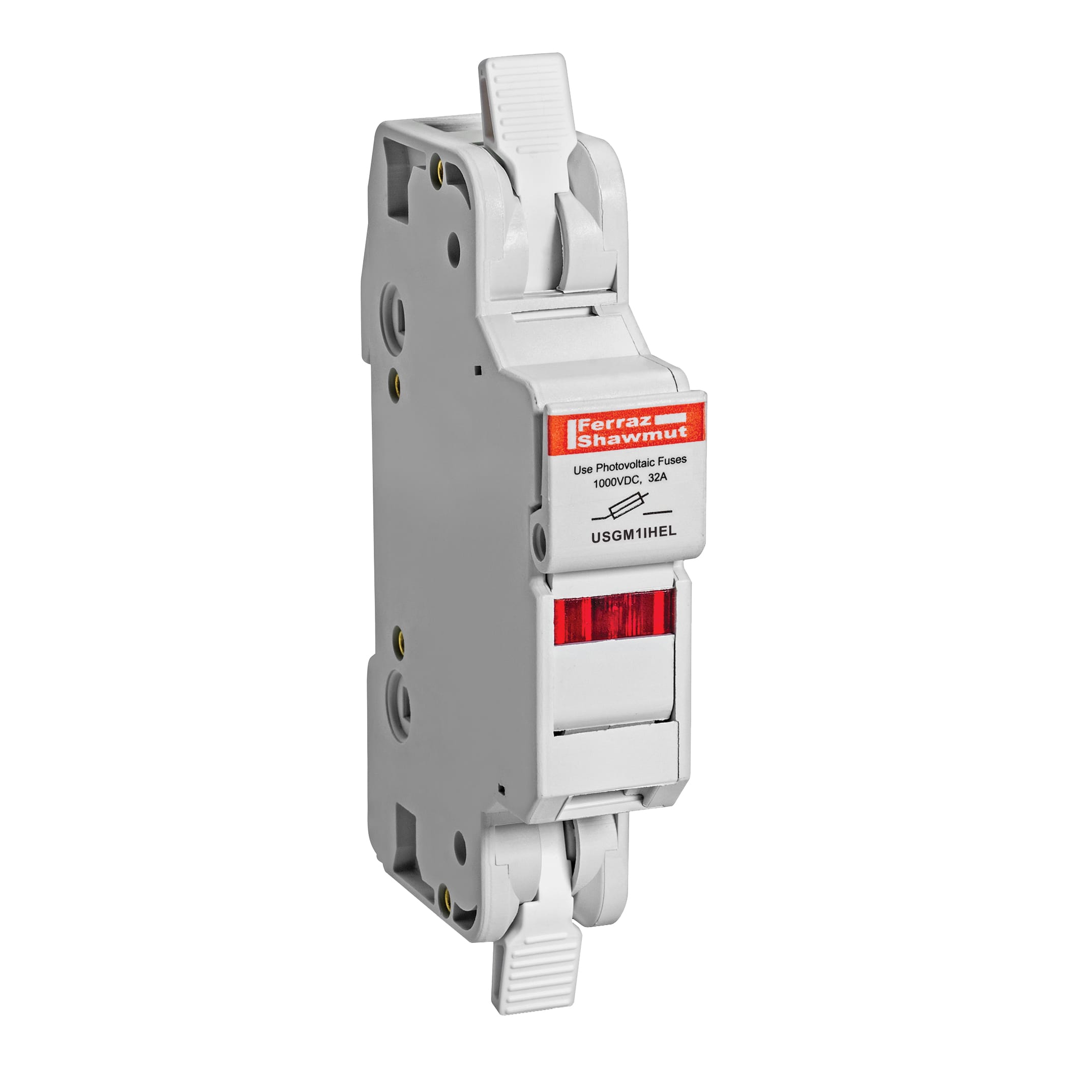 MERSEN - Portafusibili 1000VDC Midget 32A 1 polo Midget LED Morsetto a gabbia IP20