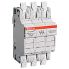 MERSEN - Portafusibili 750VAC 1000VDC Midget 30A 3 poli Midget Morsetto a gabbia IP20