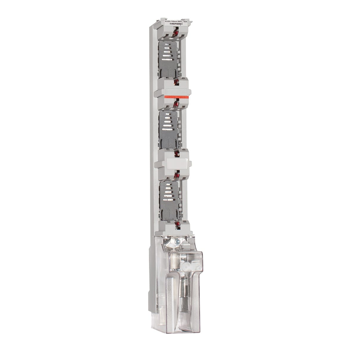 MERSEN - NH-vert. portafusibili BSL NH00 690VAC 160A Sistema Bus Bar 100 mm Terminale a V