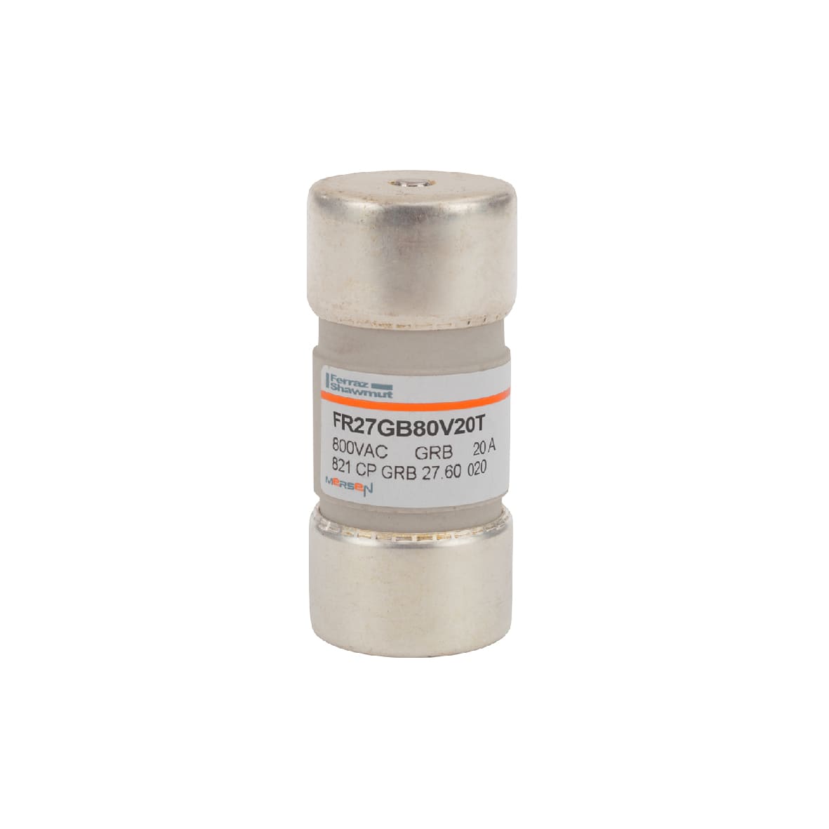 MERSEN - Fusibile cilindrico ad alta velocità 27x60 gR 800VAC 20A Percussore