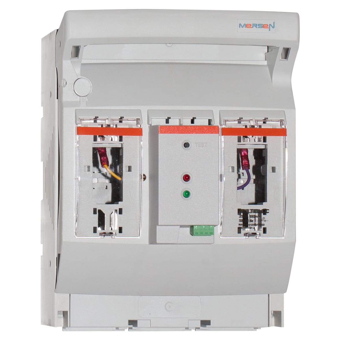 MERSEN - Sezionatore sottocarico NH 1 250A 3 p Pannello/Colleg. dal basso M10 ele mon.
