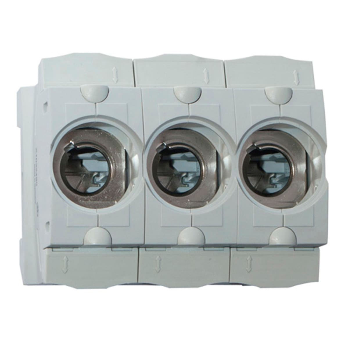 MERSEN - Base portafusibili D01 400VAC 16A 3 poli con protezione da tocco Guida DIN E14