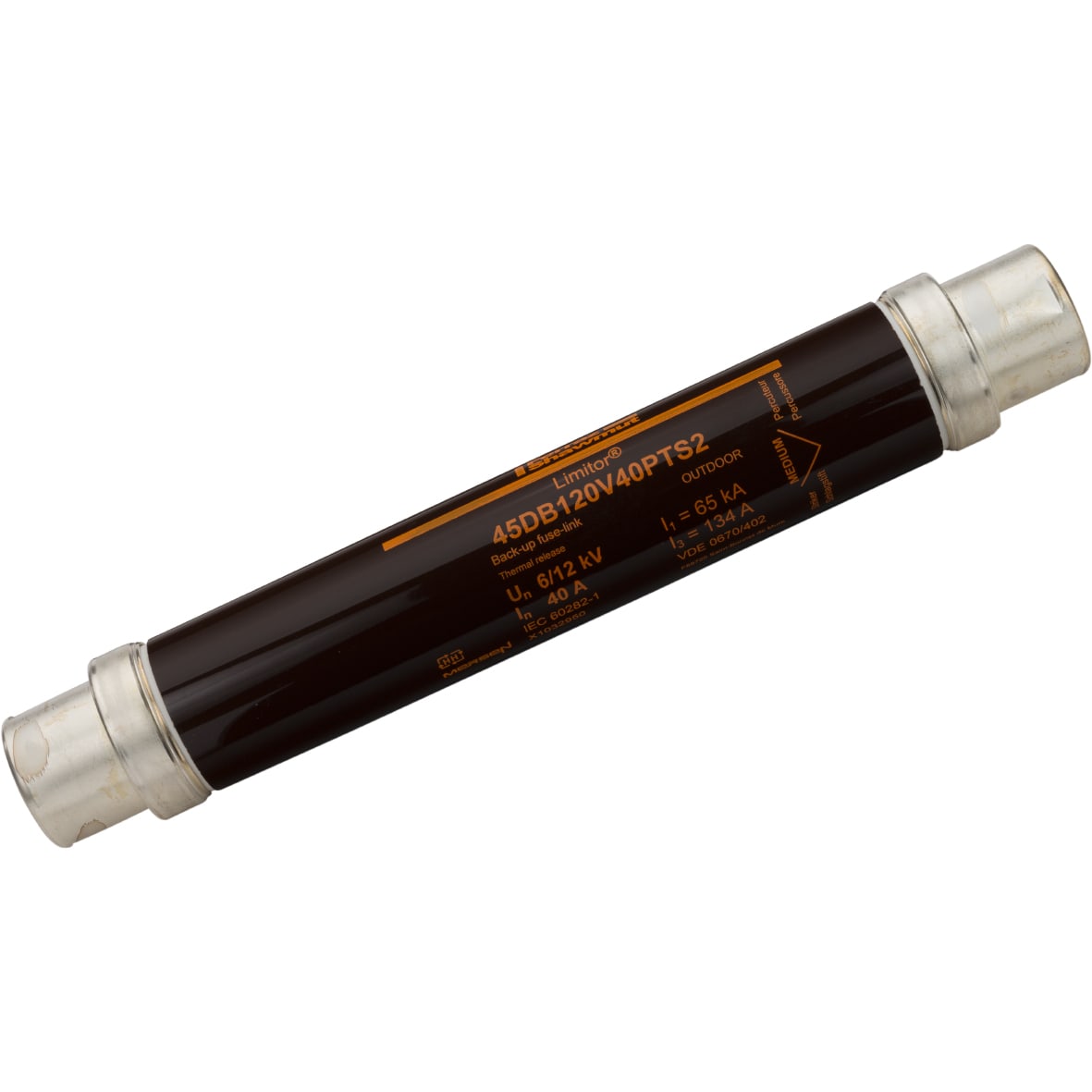 MERSEN - Fusibile di backup HV DIN VDE T402 12kVAC 40A d56,L292mm Percussore Termico 80N