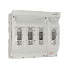 MERSEN - Sezionatore sottocarico NH t.1 250A 4 poli Pannello/Collegamento dal basso M10