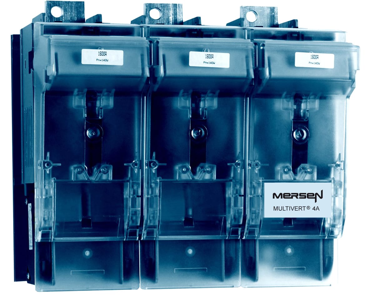 MERSEN - Sezionatore sottocarico NH 4a 1600A 3p Pannello/Collegamento dal basso M12 c100A