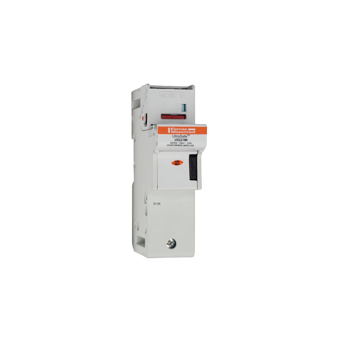 MERSEN - Portafusibili 800VAC 1000VDC UL 22x58 1polo Indicatore visivo Microcontatto IP20