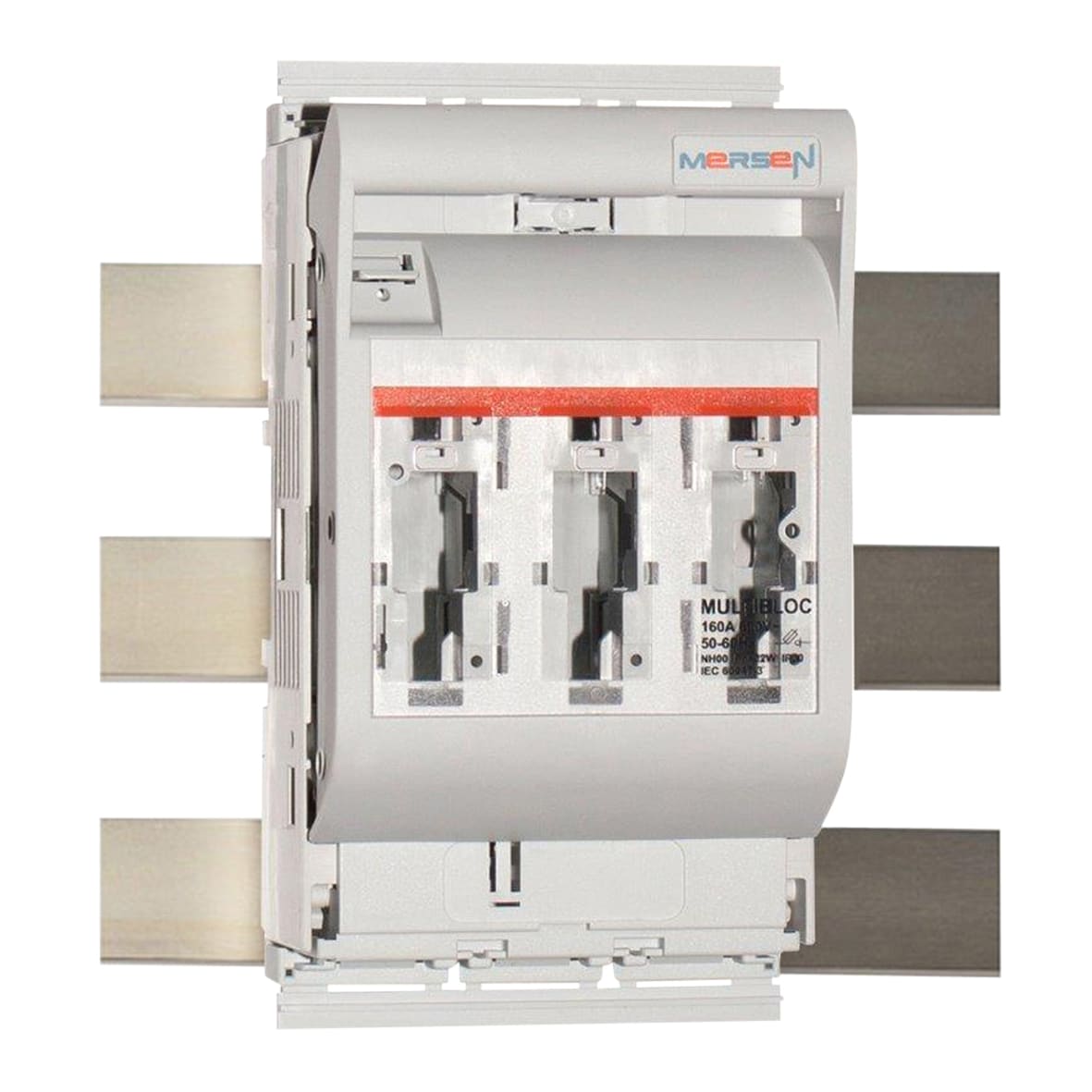MERSEN - Sezionatore sottocarico NH 00 160A 3 p Sist. Bus Bar 60mm Morsetto a cinghia M8