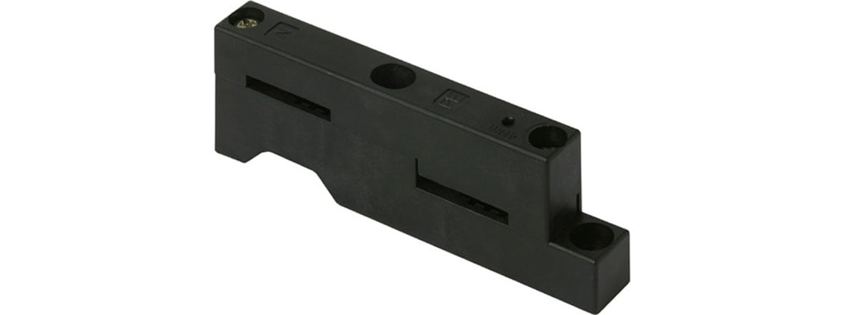 MERSEN - Busbar carrier 2-pole, 2 fixing holes with fixing hole for single installation