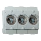MERSEN - Base portafusibili D02 400VAC 63A 3 poli con protezione da tocco Guida DIN E18