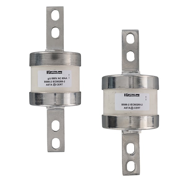 MERSEN - Fusibile BS IEC gG C2 690VAC 69V630A BTTM Targhetta imbullonata centrale