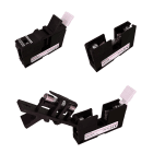 MERSEN - Portafusibili 6.3x32 CEI 250VAC 1 polo IP2X 6.3 mm clips - without lock