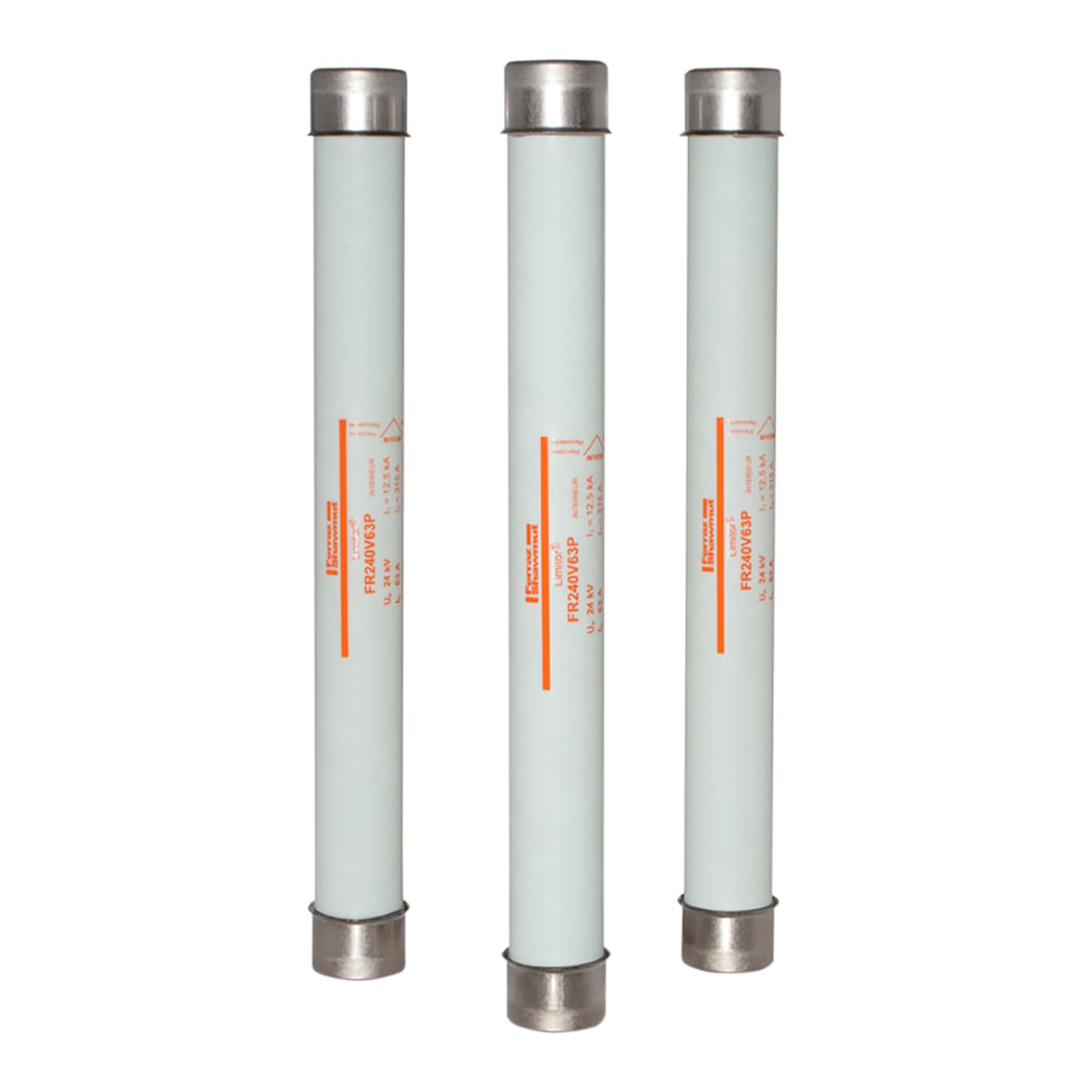 MERSEN - Fusibile di backup HV UTE Limitor® 7.2kVAC CEI 6.3A d55,L520mm Percussore 80N