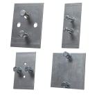MERSEN - Bottom fitting/DIN Rail installation device Set for DIN rails 125/150mm MB000 3P