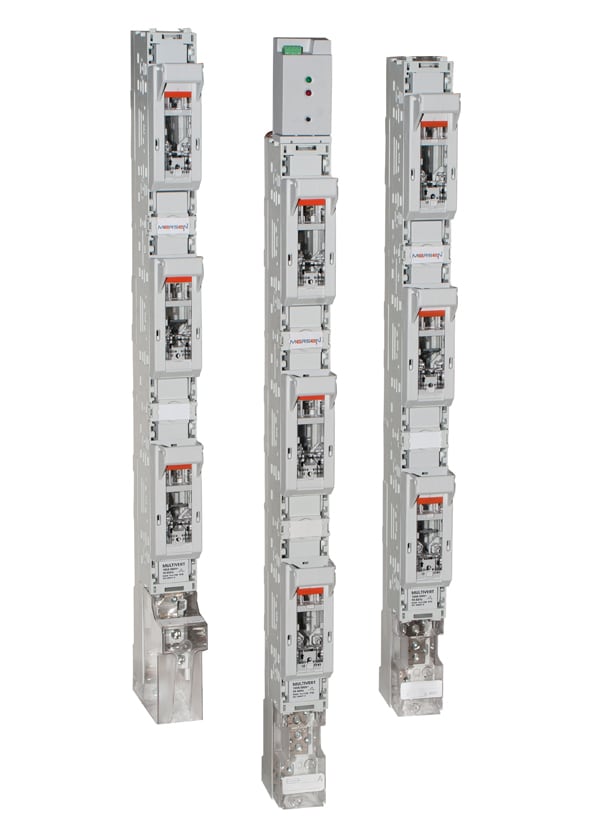 MERSEN - Sezionatore sottocarico NH 00 160A 3x1 polo Sistema Bus Bar 185mm Morsetti Al/Cu