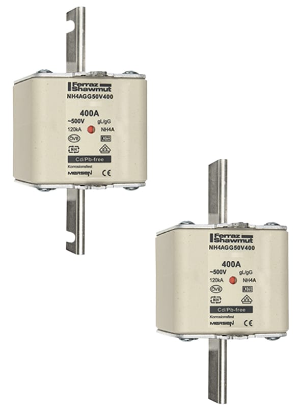 MERSEN - Fusibile NH4a gG 500VAC 800A Placche Attive Indicatore Centrale