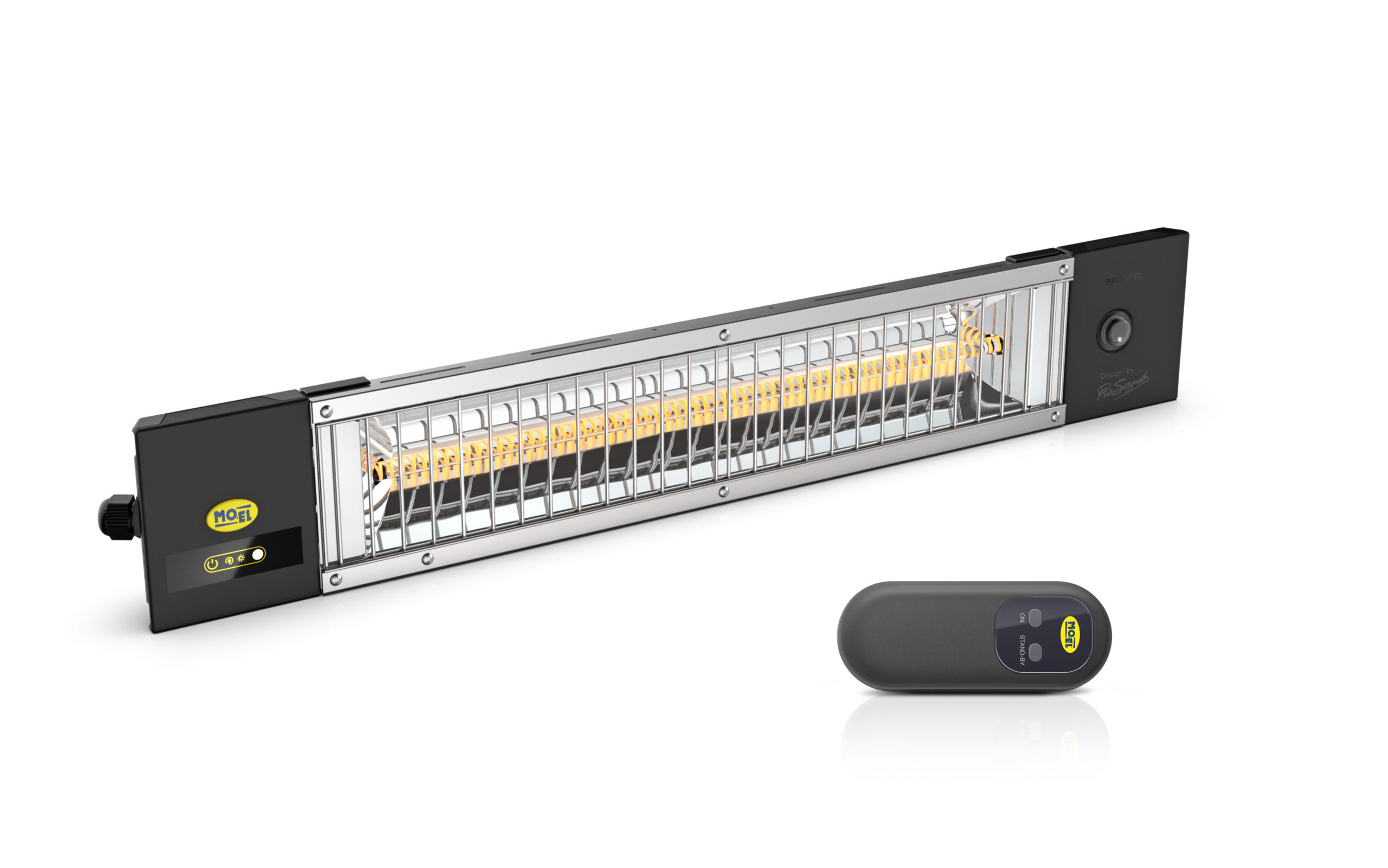 MO.EL - PETALO 1800W IR-B S.SCHUKO TELECOMANDO 728CRC